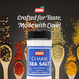 Badia Coarse Sea Salt, 9.5 oz - Natural Crystal Salt for Cooking, Grilling & Everyday Enhancement
