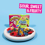 WARHEADS Ooze Chewz - Chewy Bite-Size Candy with Sour Filling - Mango, Strawberry, Green Apple, Black Cherry, Watermelon & Blue Raspberry Flavors