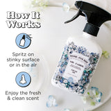 Home-Pourri Air + Fabric Multi-Purpose Odor Freshener Spray, 11 Fl Oz, Up to 570 Uses, Fresh Air Scent, Room Deodorizer with Essential Oils