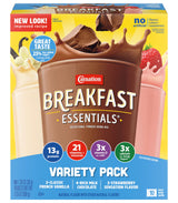 Carnation Instant Breakfast Essentials, Variety Pack, 10 count, 1.26-Ounce Units (Pack of 3)