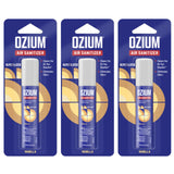 Ozium 0.8 oz. Air Sanitizer & Odor Eliminator for Homes, Cars, Offices and More, Vanilla Scent, Pack of 3