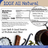True North Granola - Gluten Free Maple Vanilla Granola, Low Carb, Nut Free and Non-GMO, Bulk Bag, 5 lb.
