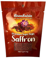 Premium Saffron Threads - Super Negin Grade (4g) | 100% Pure & Natural | Rich Color, Aroma & Flavor | Hand-Harvested | Packed in California |