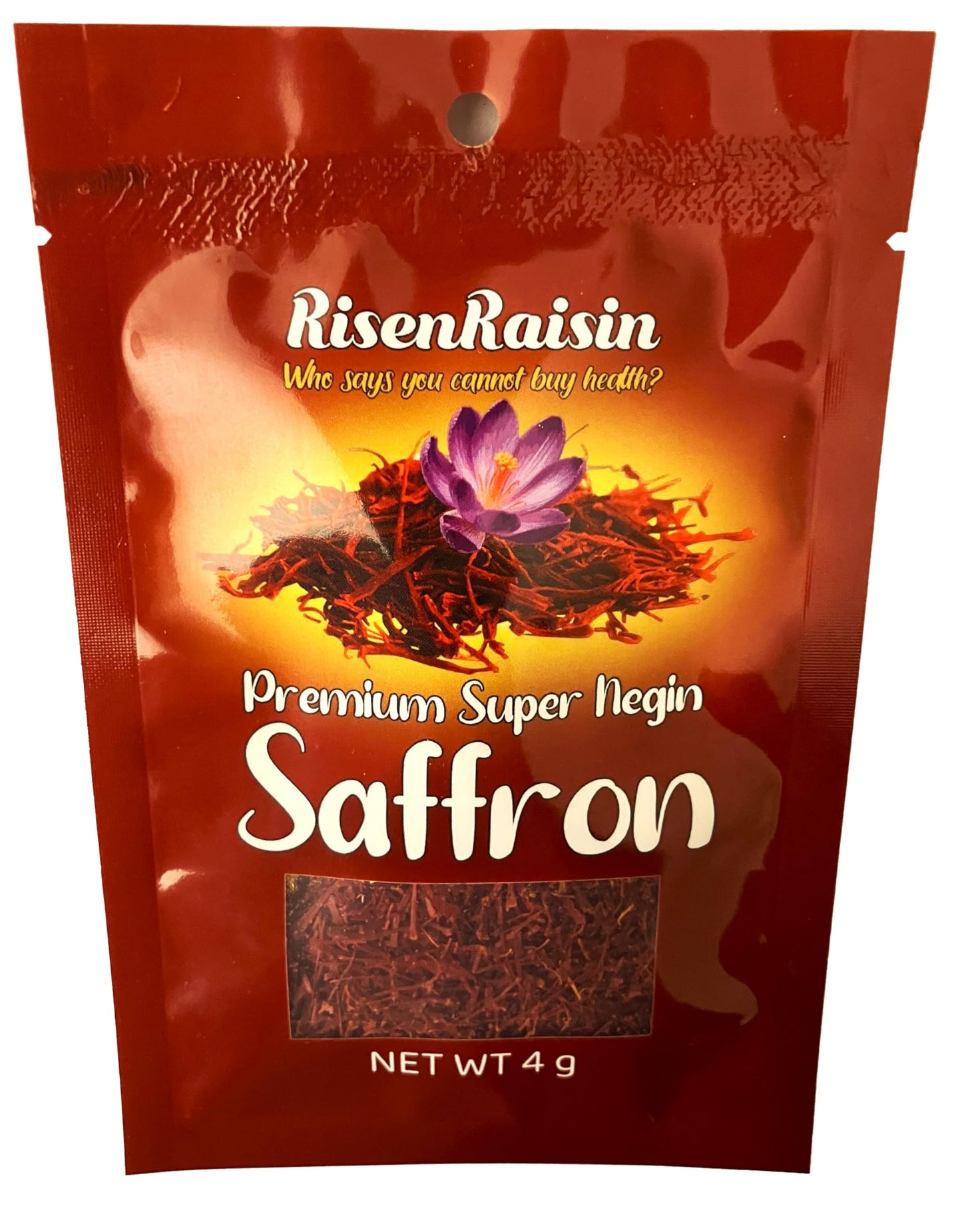 Premium Saffron Threads - Super Negin Grade (4g) | 100% Pure & Natural | Rich Color, Aroma & Flavor | Hand-Harvested | Packed in California |