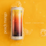Hiyo Organic Social Tonic - Peach Mango, 12 FZ - N.A. Functional Seltzer, Sparkling Water Crafted with Organic Adaptogens, Nootropics & Botanicals
