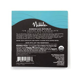 Nibble Chocolate Dominican Republic 72% | 3 Pack | Certified Organic | Vegan | 2 Ingredients | Gluten & Soy Free |