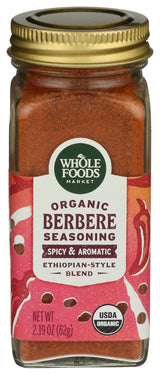 Whole Foods Market, Organic Berbere Seasoning, 2.19 oz