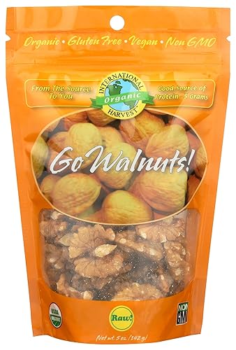 International Harvest Organic Walnuts, 5 OZ