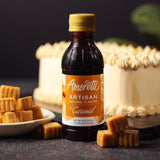 Amoretti - Natural Crema Di Caramel Artisan Flavor Paste, 8 oz, Perfect For Ice Cream, Beverages, Cakes, and more, Preservative Free, Vegan, Gluten