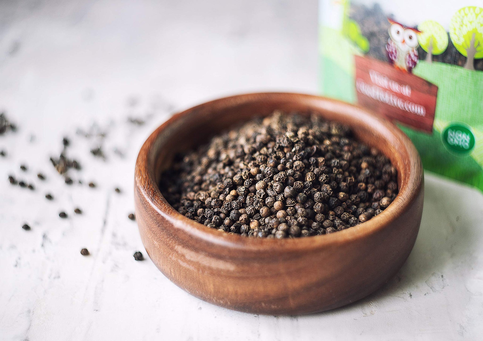 Food to Live Organic Black Pepper, 14 Pounds - Whole Dried Peppercorns, Non-GMO, Kosher, Vegan, Bulk, Great for Spicing and Seasoning, Perfect