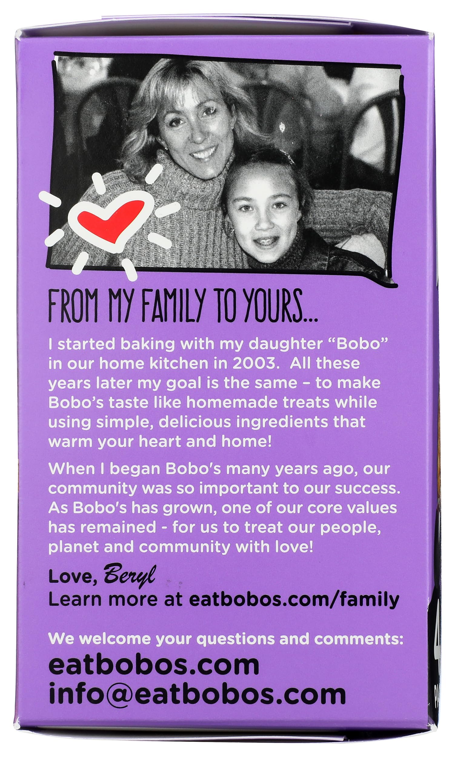Bobos, Peanut Butter and Jelly Grape Oat Bar, 2.1 Ounce