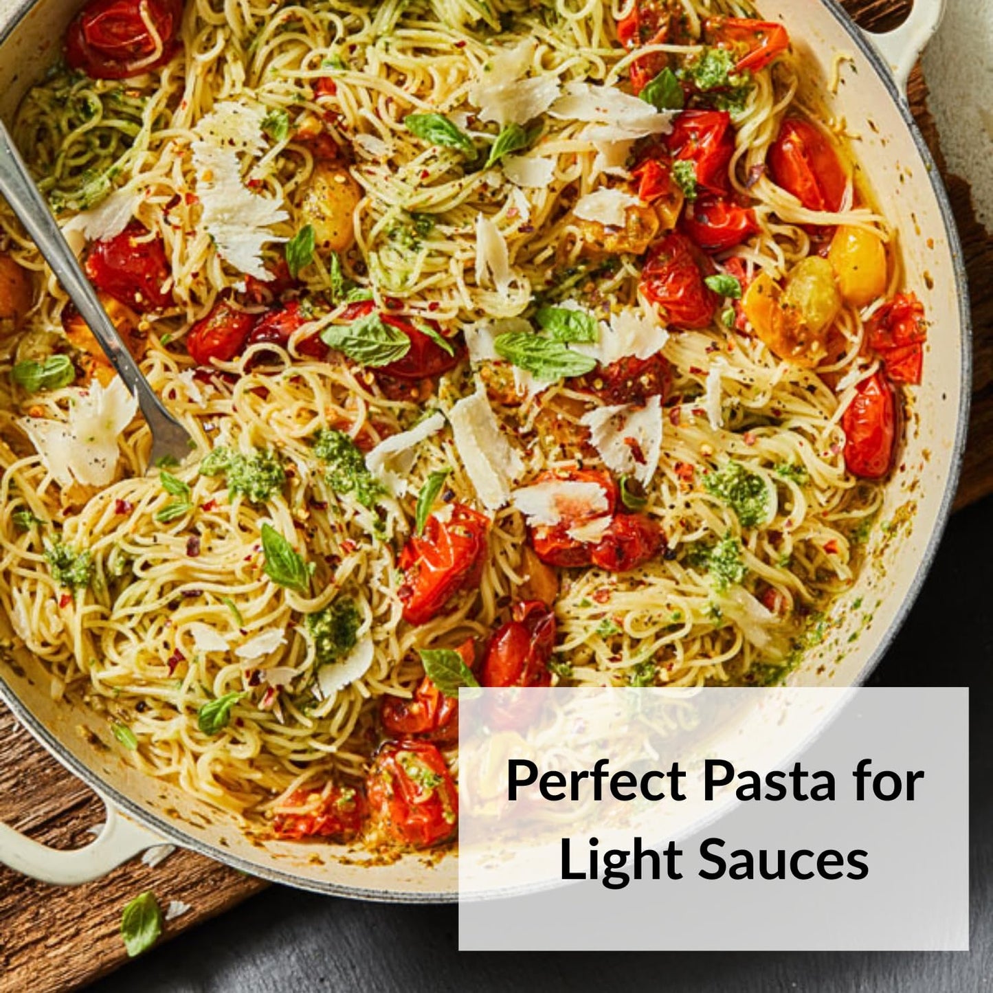 DeLallo Capellini Angel Hair Pasta Nests, Made in Italy, Made with Durum Wheat Semolina Non-Enriched Flour, All Natural, Kosher, Non-GMO, Preservative