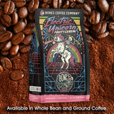 Bones Coffee Company Electric Unicorn, Fruity Cereal With Milk Flavored Coffee, Medium Roast Low Acid Arabica Beans Compatible with Auto drip