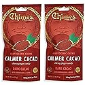Chimes Calmer Cacao Adaptogen Ginger Chews Candy - (2 Pack With Ashwagandha, Reishi and Dark Cacao with Theobromine) Vegan, Gluten Free…