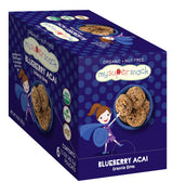 MySuperSnack Organic Granola Bites (Blueberry Acai) - 12 Snack Packs, Healthy Snacks for Kids, Nut Free