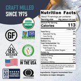 Great River Milling Organic Buckwheat Flour | Gluten Free Flour Alternative | USDA Organic, Non-GMO, Kosher | Ideal for Crepes, Pancakes, Waffles