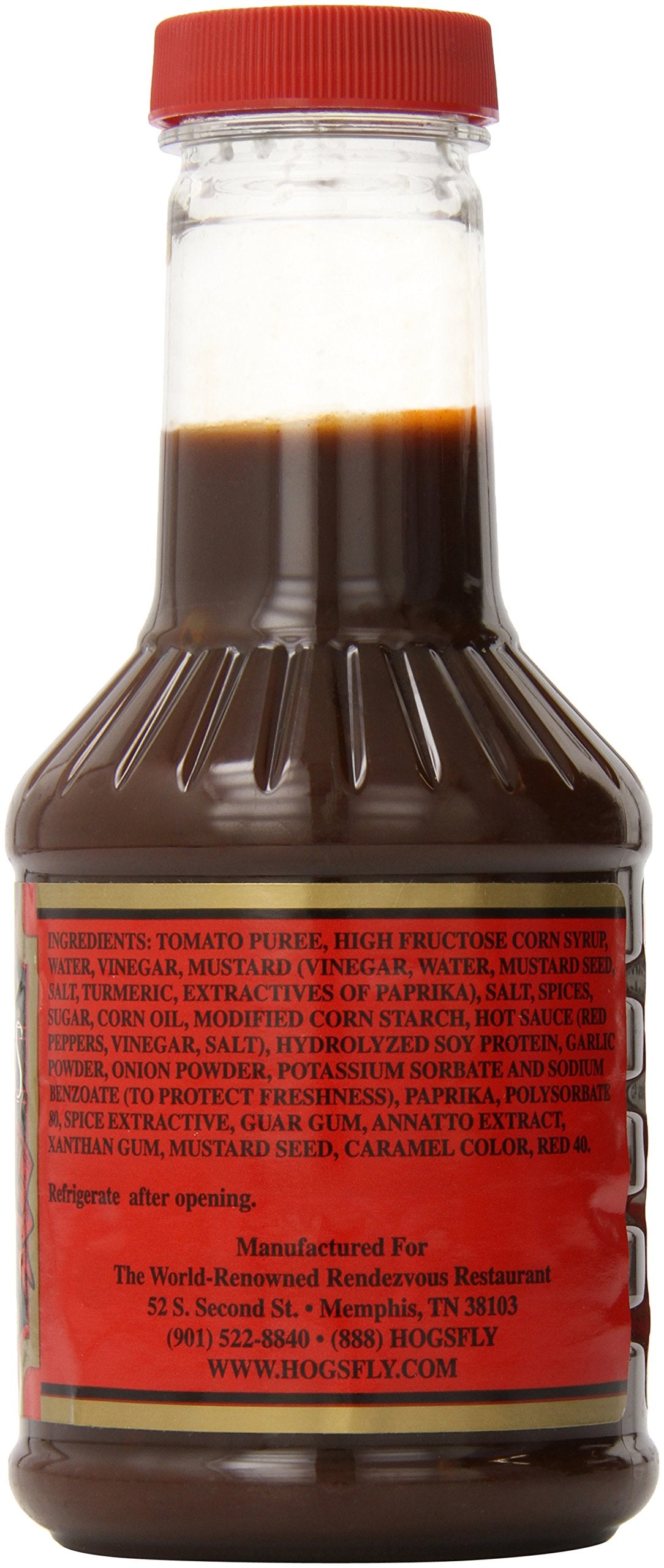Charlie Vergos Rendezvous Hot Famous Memphis Barbecue Sauce * HOT 1lb 2oz