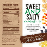 Natural Cravings Trail Mix Snack Packs - Individual 3.5 oz Bags - Rainforest Dried Fruit Mix & Assorted Nuts Mix with Dry Pineapple, Banana Chips