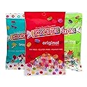 Smarties Candy Triple Variety Pack Rolls - Gluten Free Vegan Assorted Flavors, Tropical & X-Treme Sour Candy - Family Owned Company Since 1949