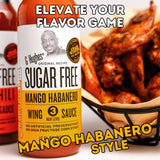 G Hughes Sugar Free, Mango Habanero Wing Sauce - 12 Oz (3-Pack)