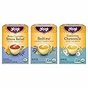 Yogi Tea Relaxation & Stress Relief Variety Pack - 16 Bags per Pack (3 Packs) - Relaxing Sampler - Includes Honey Lavender, Bedtime & Comforting