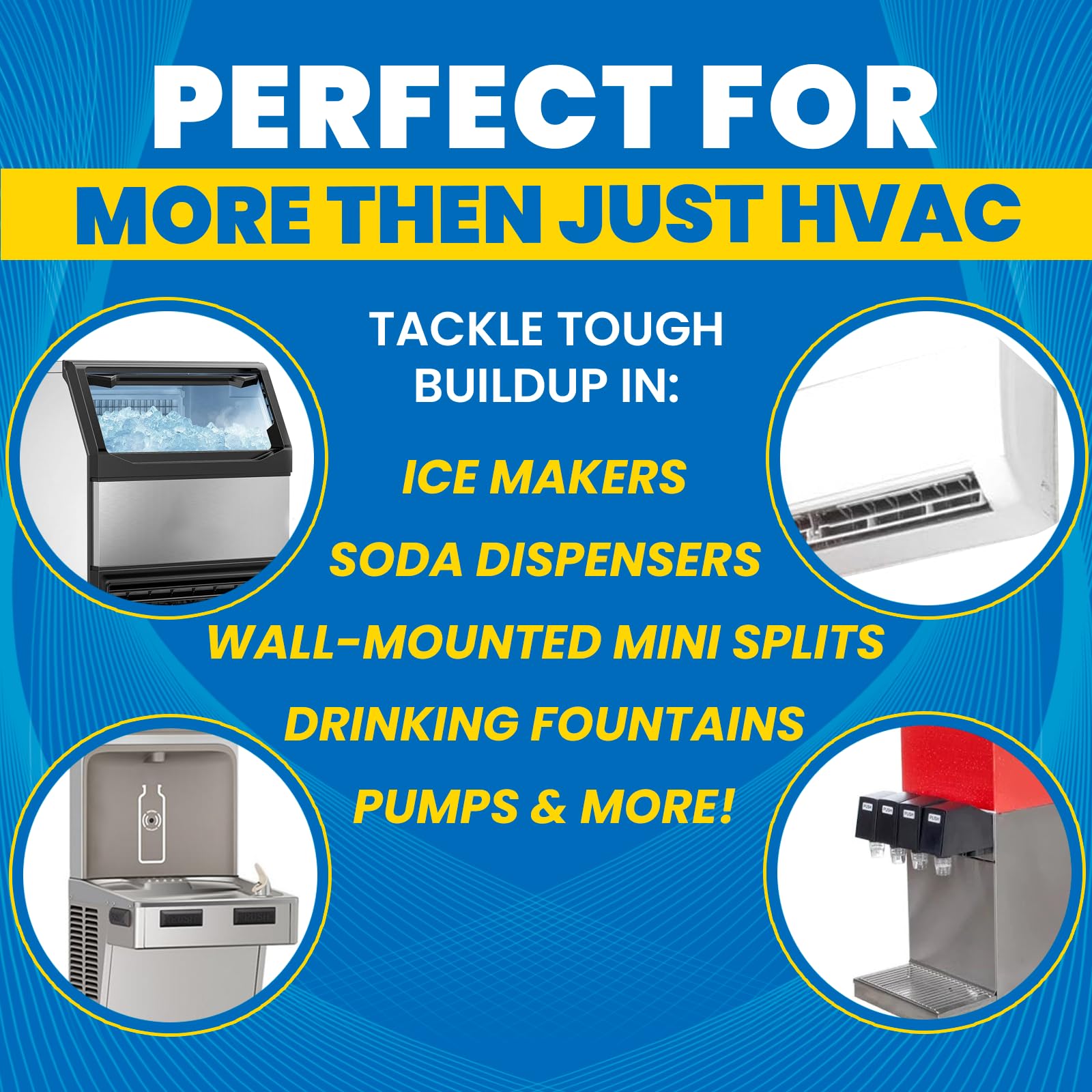 Uncle Todd's HVAC Drain Line Cleaner - 16 Months Supply Bleach-Free, Fast-Acting, Long-Lasting AC Drain Line Solution for Tough Clogs & Buildup