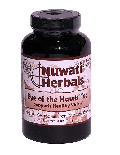 Nuwati Herbals Eye of the Hawk Tea, Supports Healthy Vision, Herbal Loose Tea, 4 Ounces