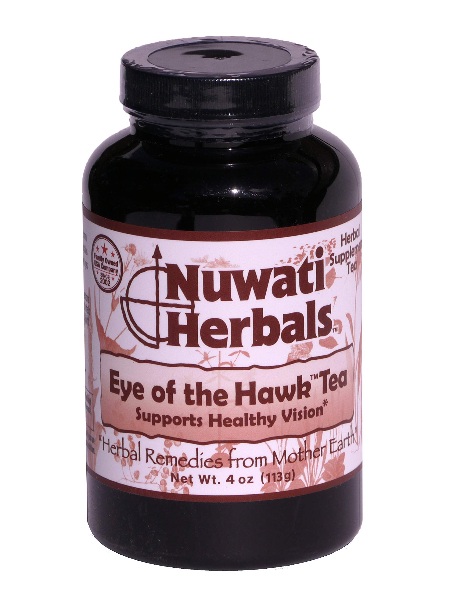 Nuwati Herbals Eye of the Hawk Tea, Supports Healthy Vision, Herbal Loose Tea, 4 Ounces