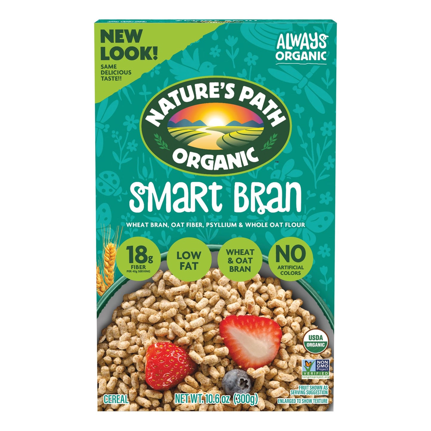 Nature's Path, Smart Bran Cereal, Organic, 10.6 Oz