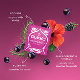 Pukka Morning Berry Organic Herbal Tea Bags, Caffeine Free Natural Energy, 20 Tea Bags