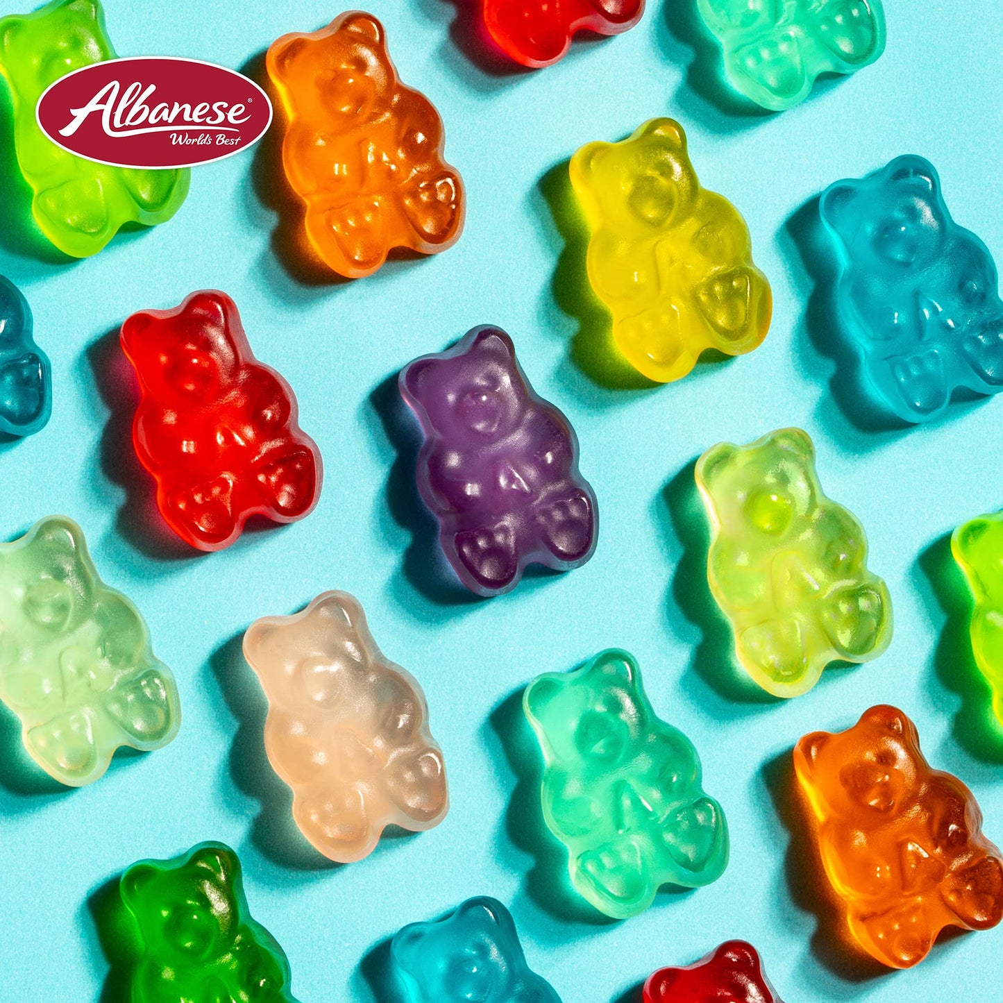 Albanese World's Best Watermelon Gummi Bears, 5 Pound Bag