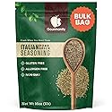 Gourmanity Italian Seasoning, the Perfect Blend of Oregano, Basil, Marjoram, Rosemary and Thyme herbs, Salt-free, Use on Spaghetti, Pizza, Salad