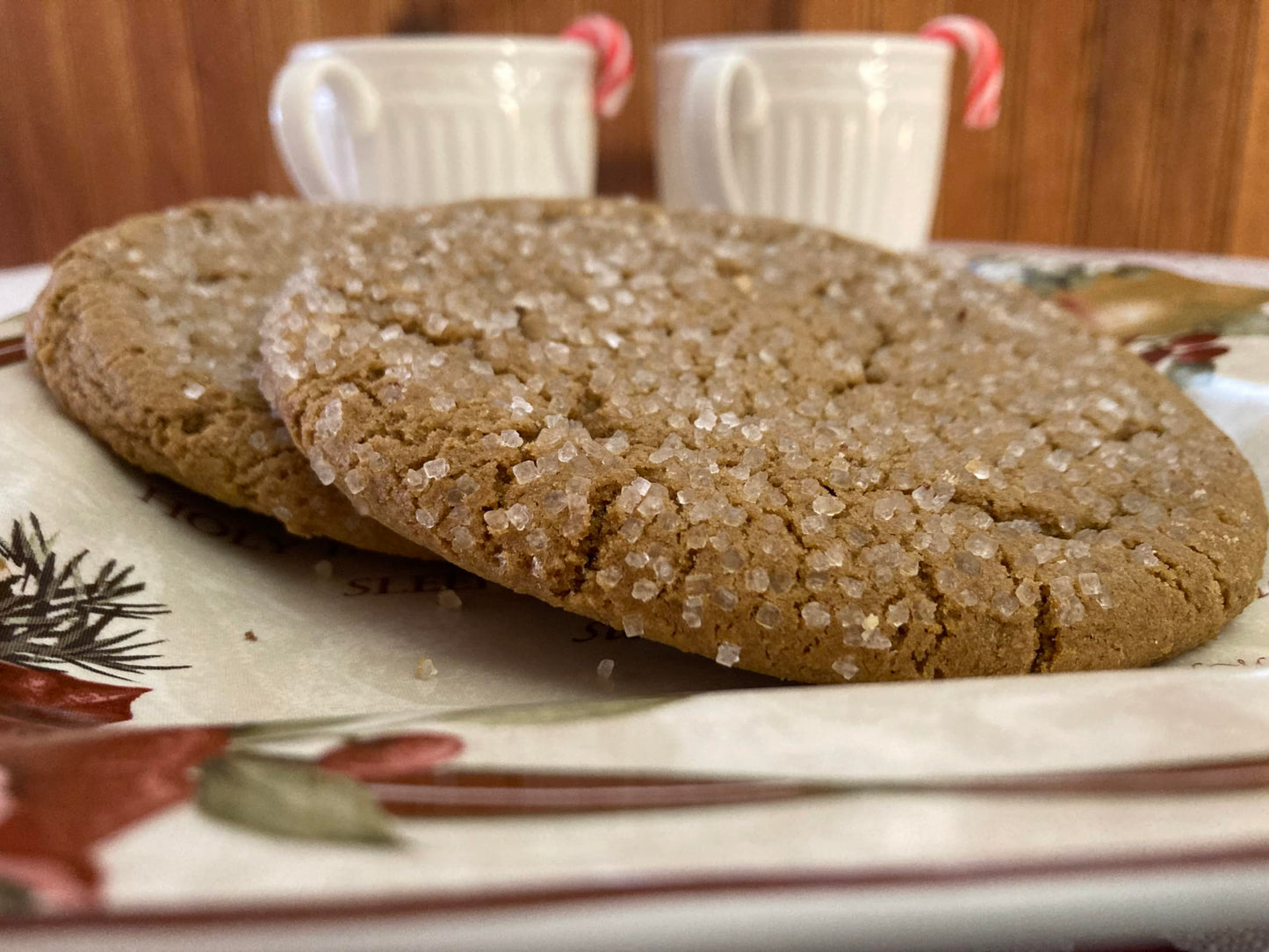 Ginger Molasses Cookie! 3 Large 5inch Homemade Cookies!