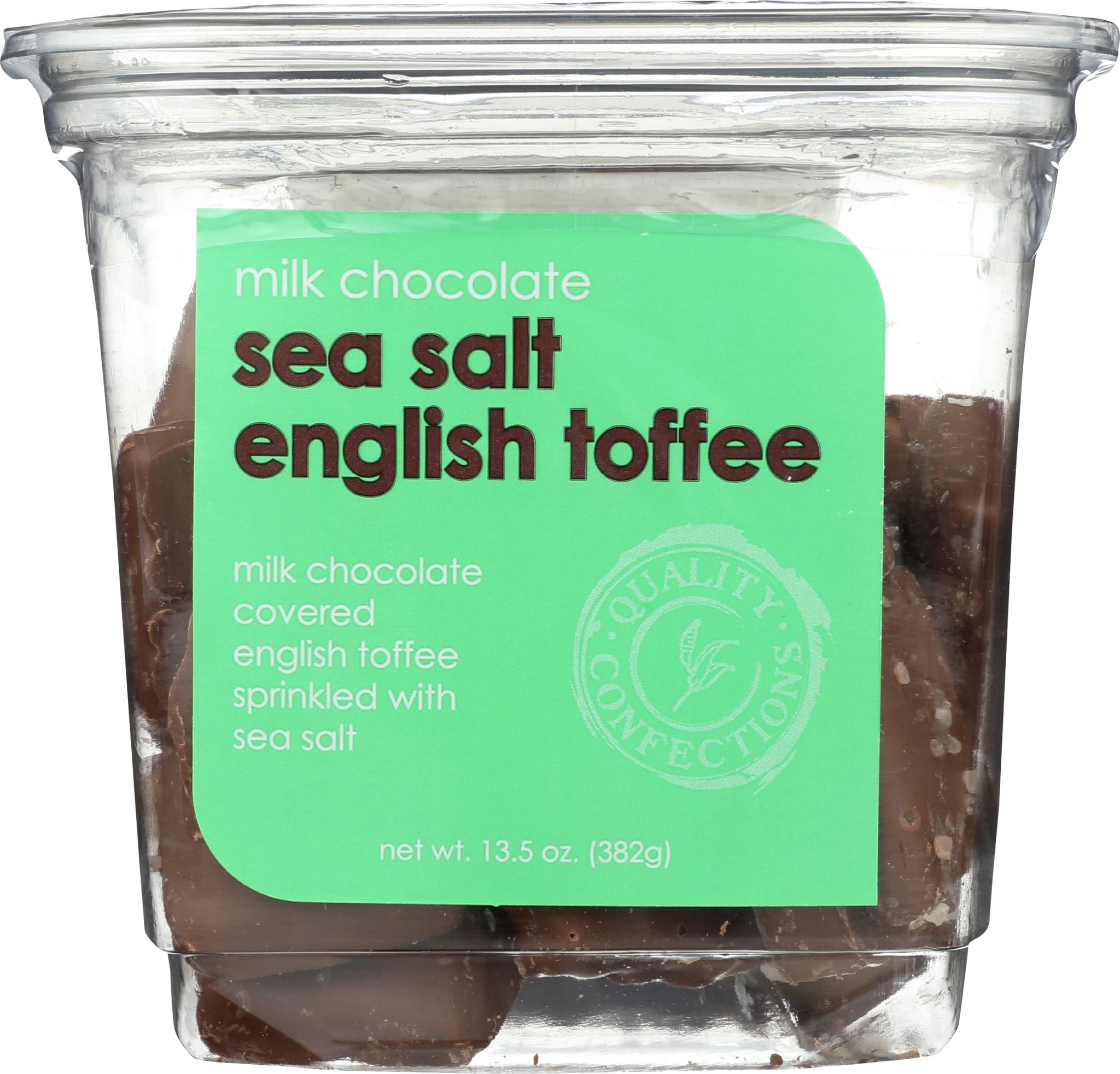 Nassau Candy, Candy Toffee Milk Chocolate Sea Salt, 13.5 Ounce