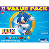 Sonic The Hedgehog Fruit Flavored Snacks, Treat Pouches, Gluten Free Snack, Value Pack, 22 Ct, 17.6 oz