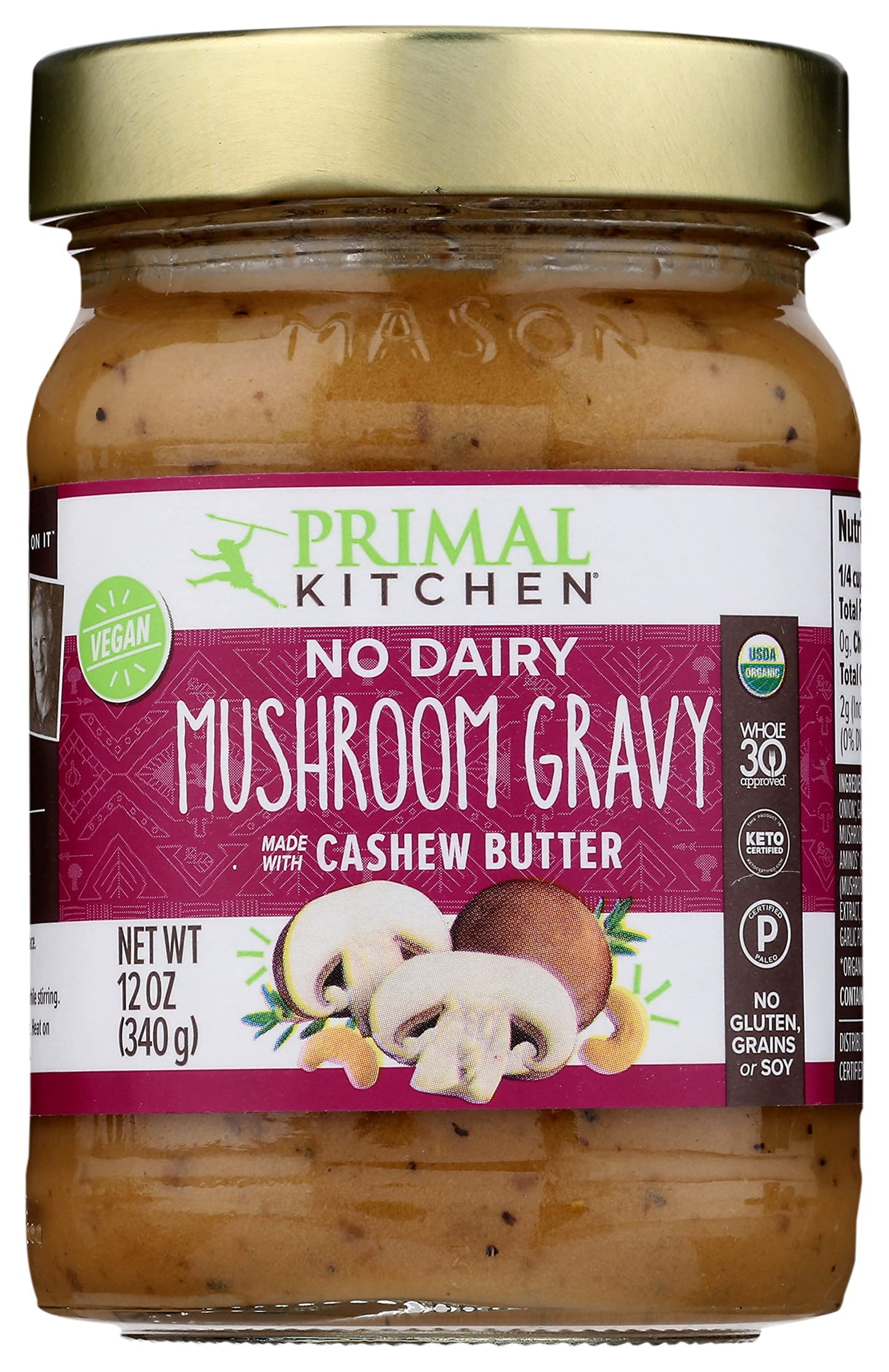 Primal Kitchen Organic Mushroom Gravy, 12 OZ