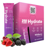 310 Nutrition Sugar Free Electrolytes Powder - Instant Hydration Packets for Daily Fluid Balance - Caffeine-Free Rehydration Drink Mix w/ Vitamins