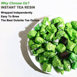 FullChea - Pu-erh Tea Resin - Instant Tea Resins - Chagao 2011 Aged Raw Pu Erh - Support Digestion & Help Skin Health - 3.53oz / 100g