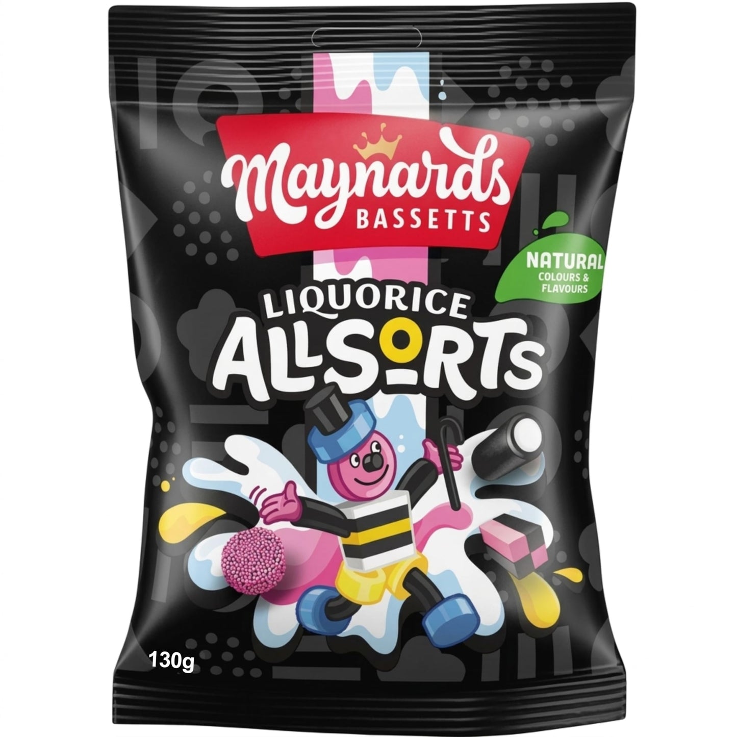 Bassett’s Allsorts Liquorice Sweets 130g (6 Pack)