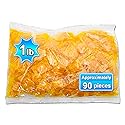 Butterscotch Candy. Individually Wrapped and Sealed Hard Candies. (1 Pound Bag).