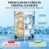 Bellaluce Ice Machine Cleaner Tablets, 32 Effervescent Descaling Tabs, Nickel Safe Cleaner for Countertop, Nugget, Portable & Commercial Ice Makers