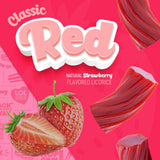 Wiley Wallaby Strawberry Licorice 24 Ounce Classic Gourmet Soft & Chewy Australian Red Licorice Candy Twists, 2 Pack