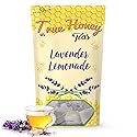 True Honey Lavender Lemonade Tea Bags - Tranquil Tea for Sleep, Stress Relief and Calm - All Natural Organic Lemon Myrtle Herbal Caffeine-Free Blended