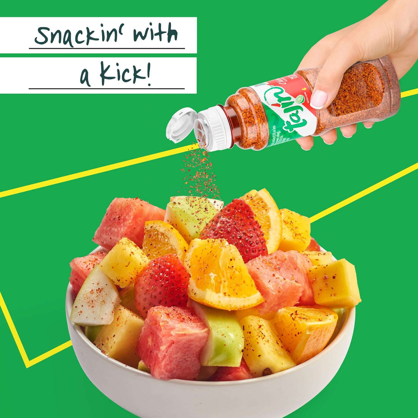 Tajin Clásico Seasoning, Authentic Mexican Chili Lime Spice Blend for Fruit, Snacks, Tacos, and Cocktails, Zesty Flavor Enhancer, 5 oz (Pack of 1)
