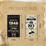 Hokinaa 80th Birthday Party Decorations - 100 Pcs Happy Back in 1946 Decor