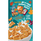 Frosted Flakes Cold Breakfast Cereal, 7 Vitamins and Minerals, Limited Edition, Family Size, Pumpkin Spice, 17.1oz Box (1 Box)