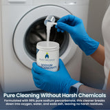 Naturgenix Sodium Percarbonate Powder 99% Purity - Oxygen Bleach, Hydrogen Peroxide Release Cleaner for Laundry, Dishwasher, Deodorizing & Stain
