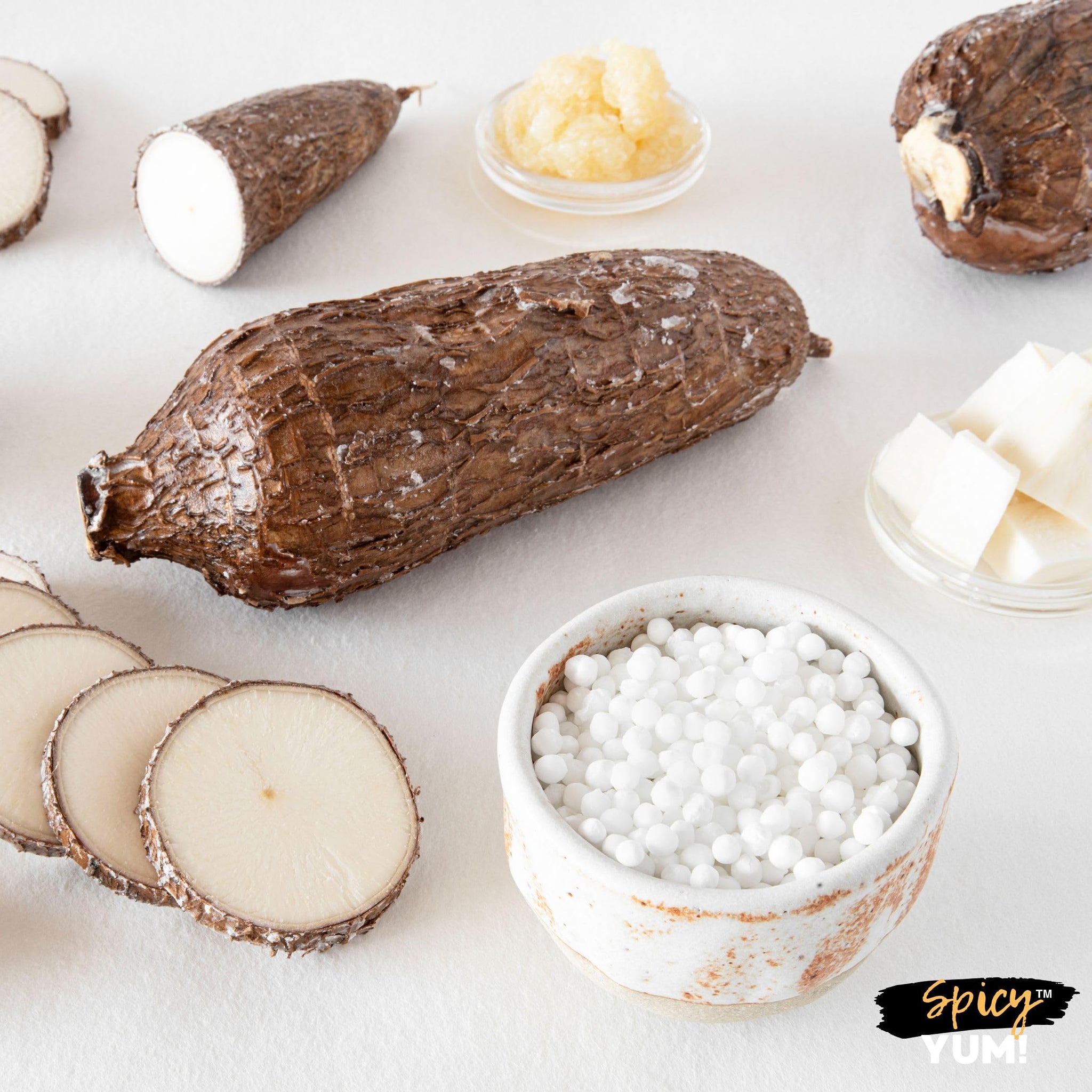 Spicy Yum! Tapioca Flour | Paleo-friendly, Gluten-free, Grain-free, Non-GMO, Zero Additives & Preservatives, All Purpose Baking Flour | Wheat Flour