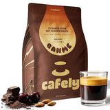 Cafely BanMe - Rare Peaberry Robusta Ground Vietnamese Coffee - Dark Roast, High Caffeine (Rich & Intense), Full Body, Low Acid, Single Origin, Direct