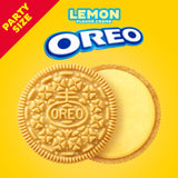 OREO Lemon Creme Sandwich Cookies, Party Size, 8.95 oz